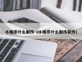 海东小程序什么制作（小程序什么制作软件）