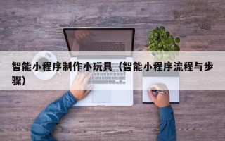 海东智能小程序制作小玩具（智能小程序流程与步骤）